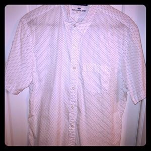 Large Slim Fit Casual Button Down